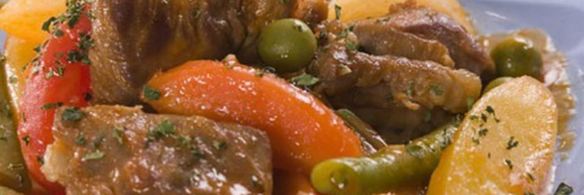 рагу из баранины и стручковой фасоли