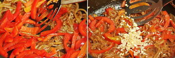 рагу из баранины с болгарским перцем и томатами