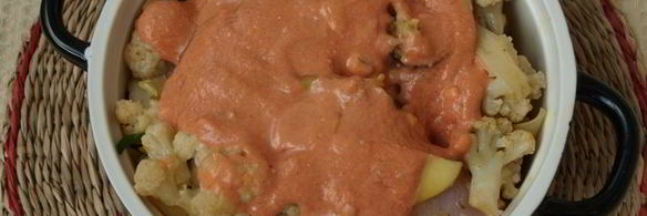 рагу из духовки с курицей и овощами