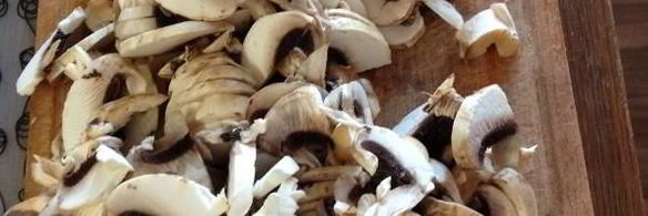 рагу из фасоли с грибами