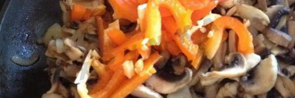 рагу из фасоли с грибами