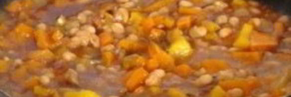 рагу из фасоли с овощами