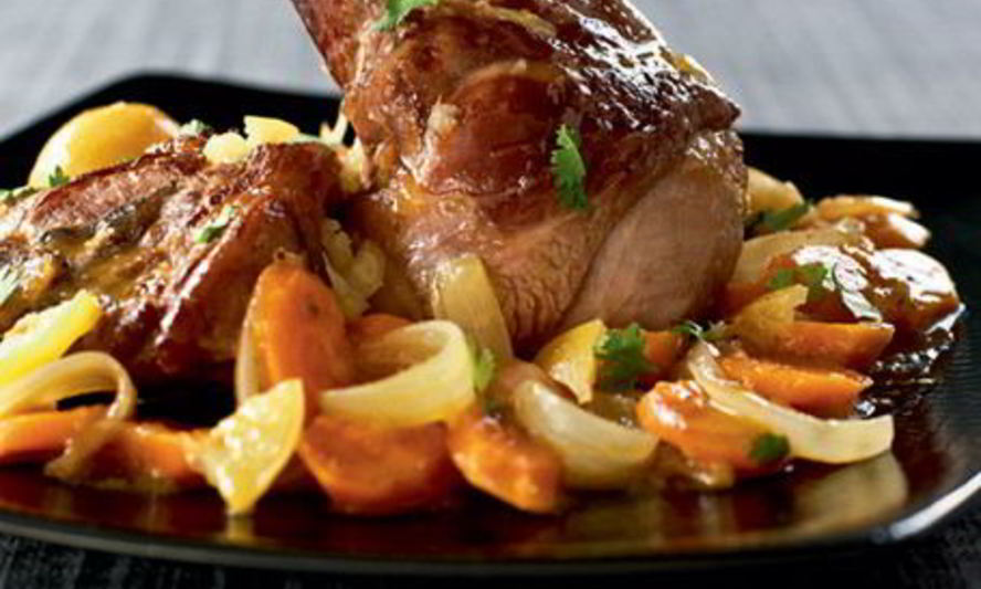 Рецепт рагу из филе и шейки баранины с овощами