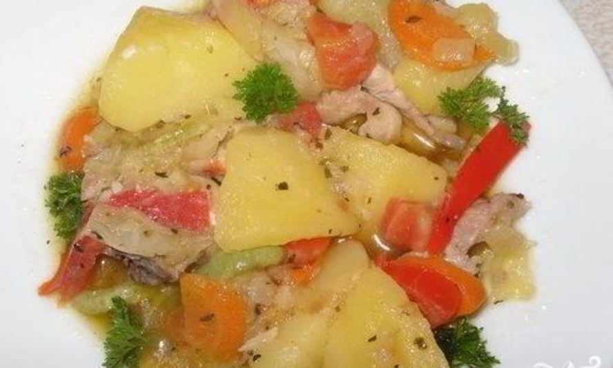 Рецепт рагу из индейки с картофелем