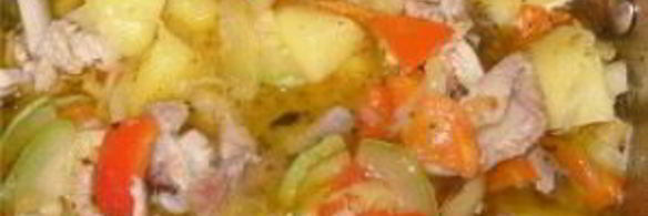 рагу из индейки с картофелем