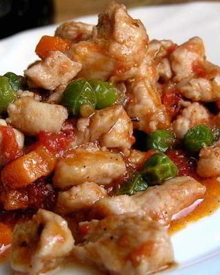 Рагу из индейки в мультиварке