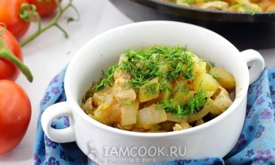 Рецепт рагу из кабачков с мясом