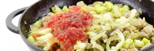 рагу из кабачков с мясом