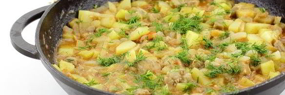 рагу из кабачков с мясом