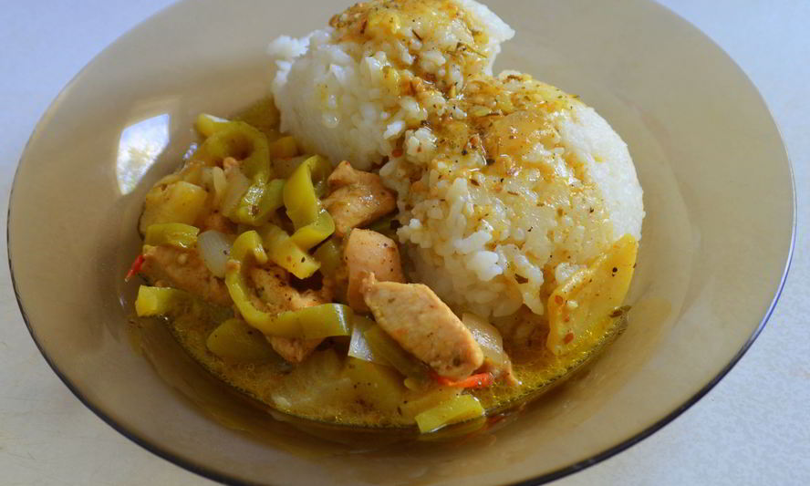 Рецепт рагу из кабачков с рисом