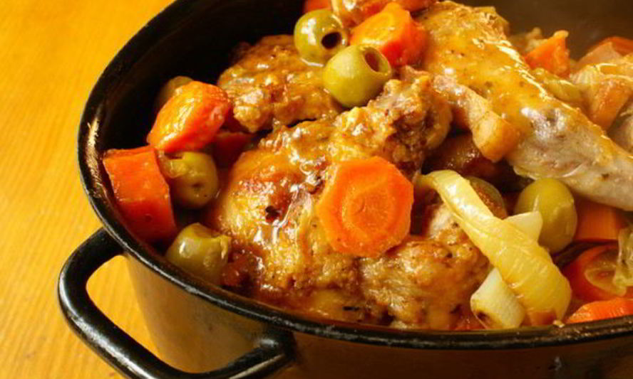 Рецепт рагу из кролика с оливками