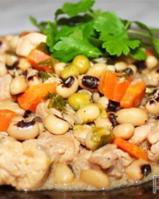 Рагу из курицы и индейки