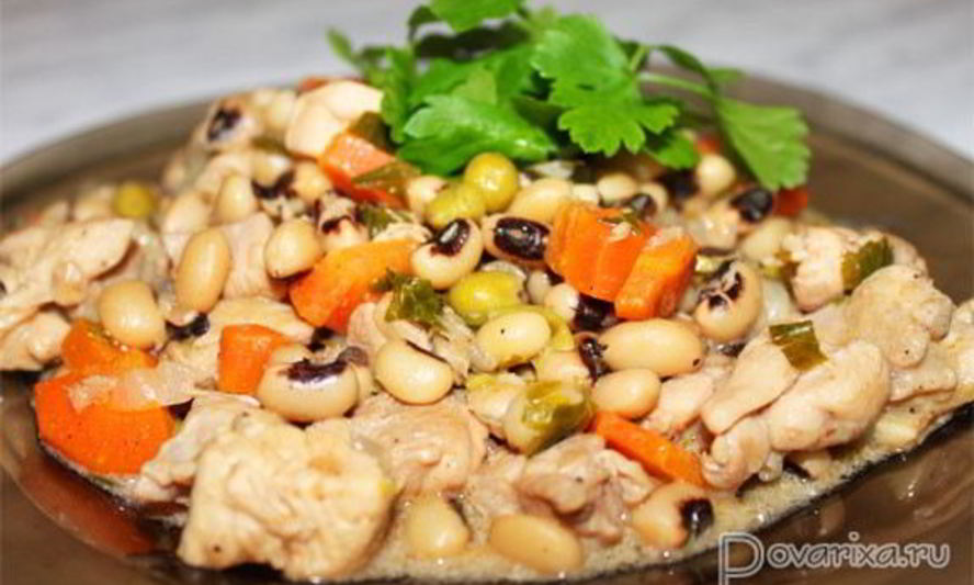 Рецепт рагу из курицы и индейки