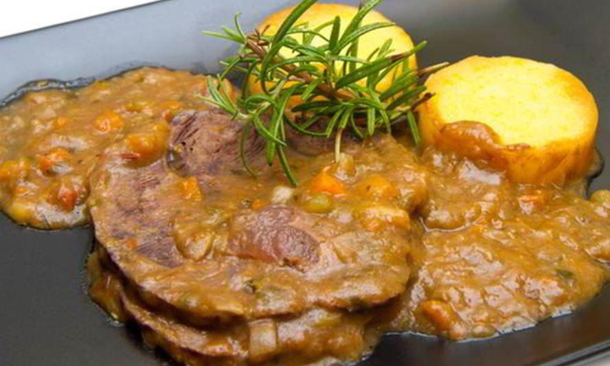 Рецепт рагу из морского черта с полентой