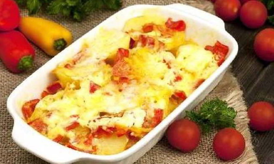 Рецепт рагу из овощей и сыра