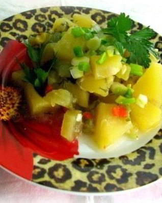 Рагу из овощей с кабачками