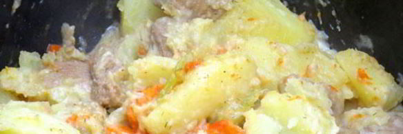 рагу из телятины с овощами в мультиварке