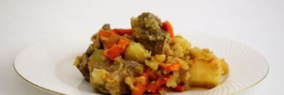 рагу из телятины с овощами в мультиварке