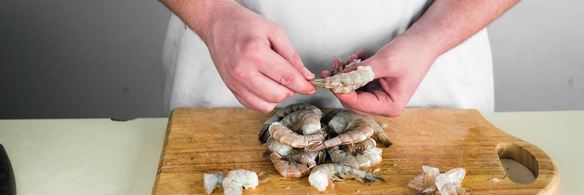 рагу из трески и морепродуктов