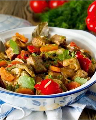 Рагу овощное с мясом