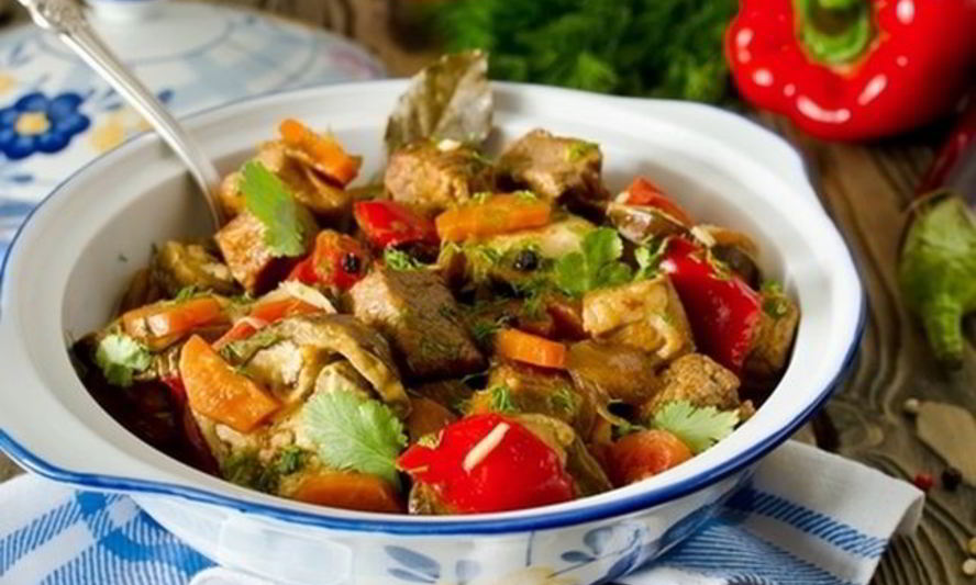 Рецепт рагу овощного с мясом