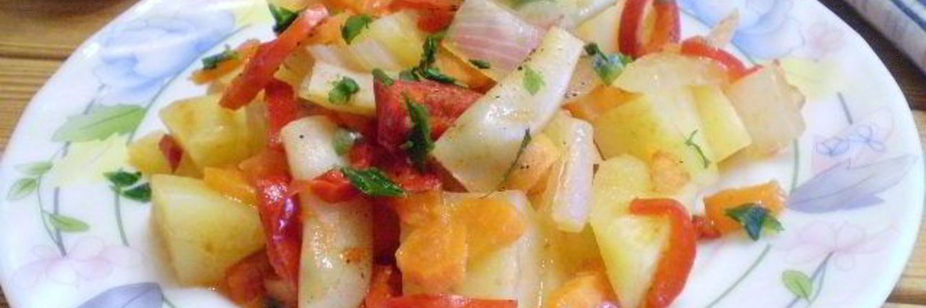 Рагу с фасолью