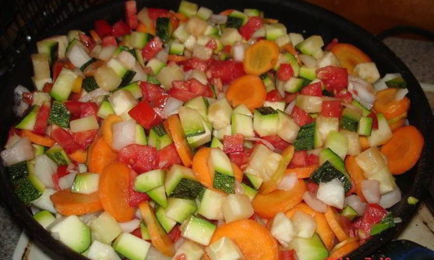 Рецепт рагу с кабачками