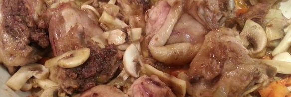 рагу с курицей и овощами