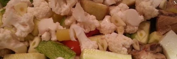 рагу с курицей и овощами