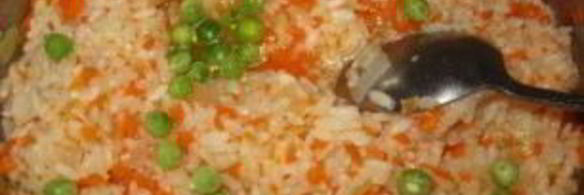 ризотто с курицей и овощами