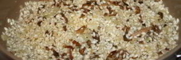 ризотто с лисичками