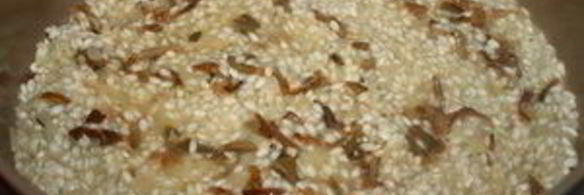 ризотто с лисичками