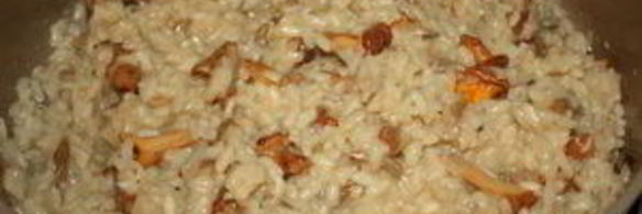 ризотто с лисичками