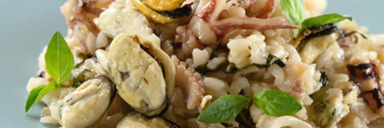 Ризотто с морепродуктами