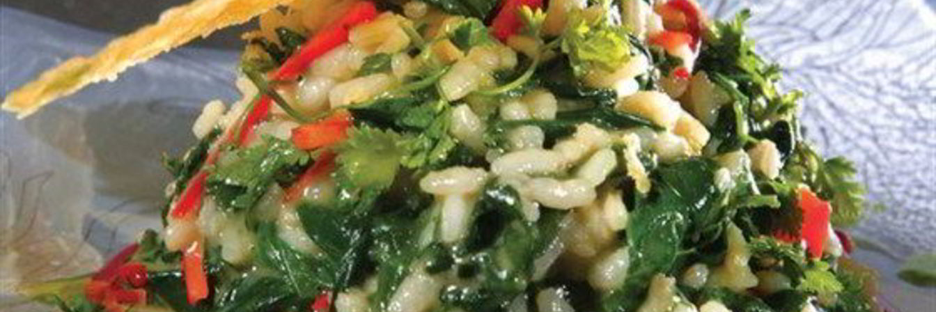 Ризотто со шпинатом