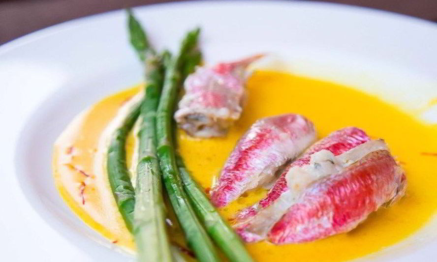 Рецепт барабульки со спаржевой фасолью