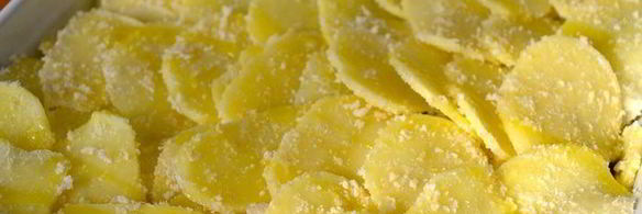 фаршированные мидии, запеченные под картофельной корочкой