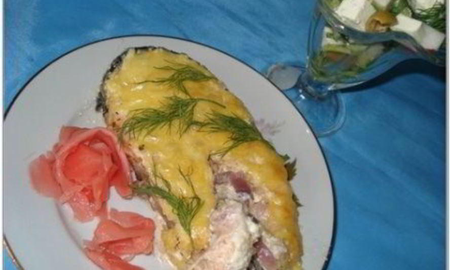 Рецепт форели, запеченной в сливках