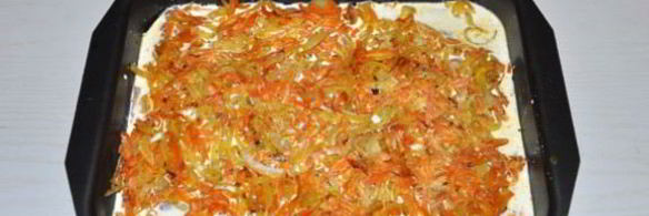 горбуша, запеченная в сливках