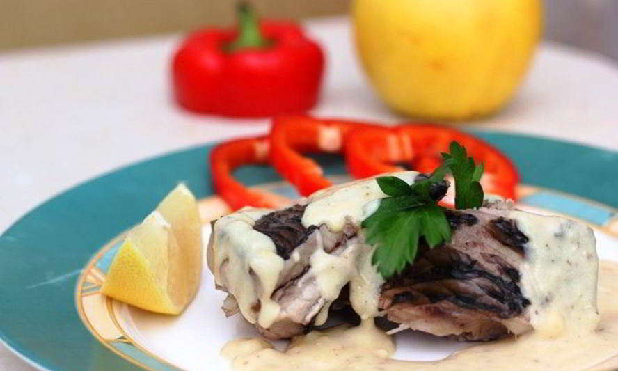 Рецепт карася под хреновым соусом