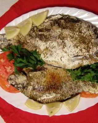 Карась в сметане