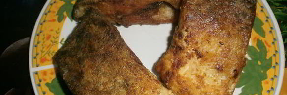 карп жареный в сметане