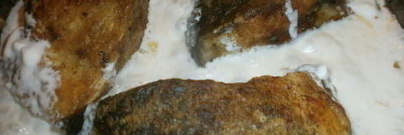 карп жареный в сметане