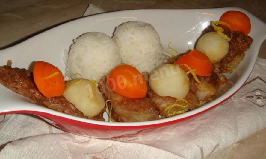 Рецепт хека в ореховой панировке