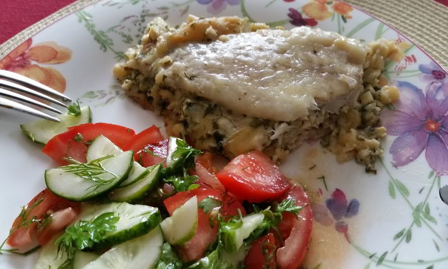 Рецепт хека, запеченного с сыром в фольге