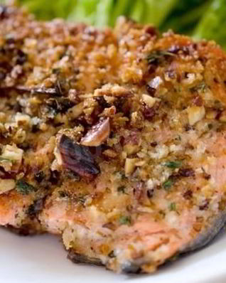 Красная рыба с авокадо