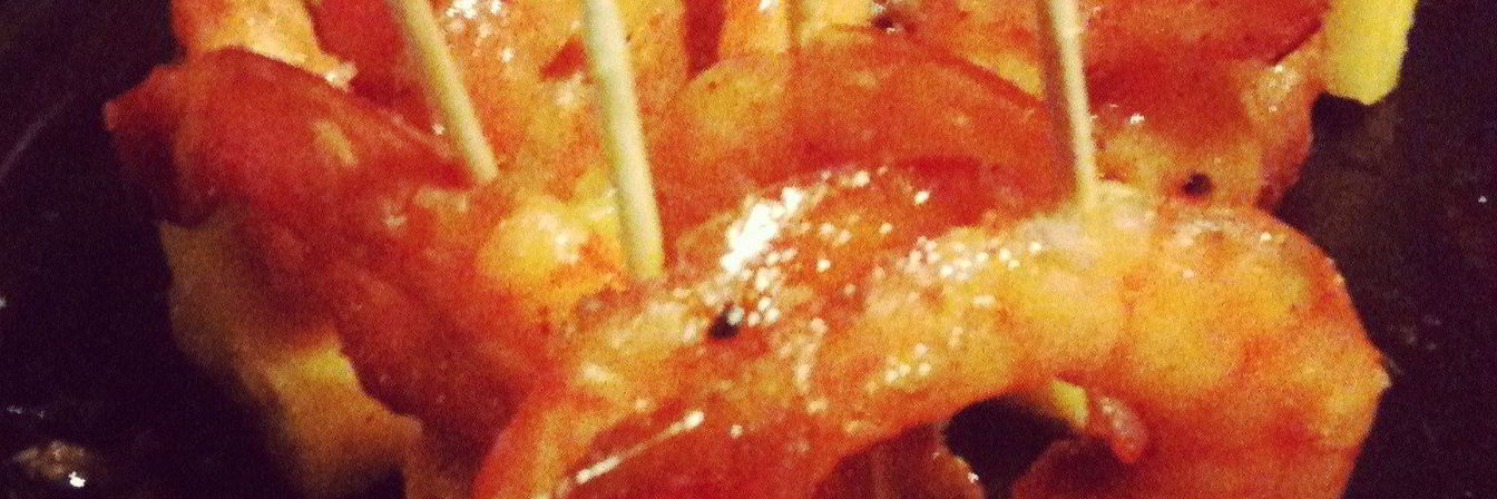 Креветки с манго