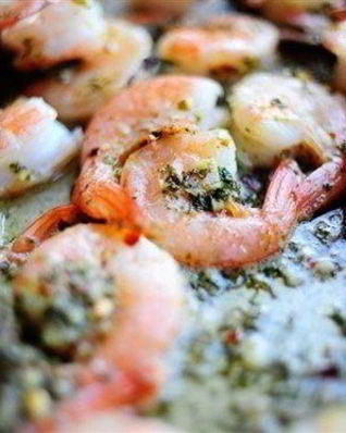 Лимонные креветки со специями