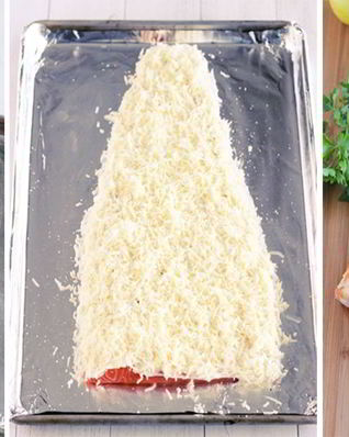 Лосось под сырной корочкой