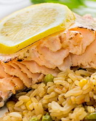 Лосось в духовке